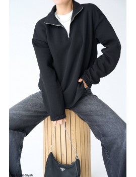 Fermuarlı Sweatshirt